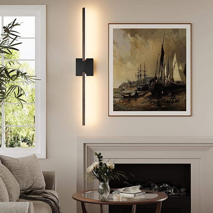 Rayogale Rechargeable Battery Operated Wall Sconce Set Two, 8000mAh Cordless - Image 7