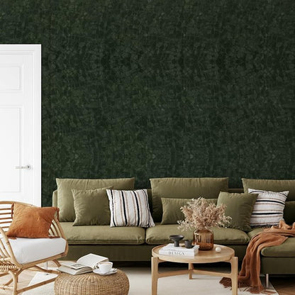 Dark Green Peel and Stick Wallpaper - Image 8