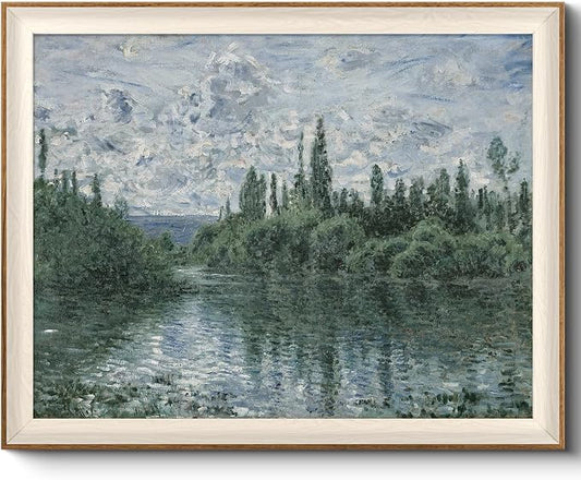 VIYYIEA Framed Canvas Wall Art for Living Room, Vintage Home Decor Landscape by VIYYIEAART
