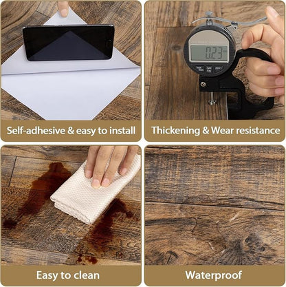 TANONE Wood Contact Paper Kitchen Peel and Stick Wallpaper, Self Adhesive - Image 5
