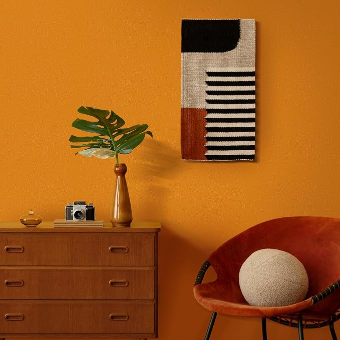 WADILE Grasscloth Peel and Stick Wallpaper 23.6in x 118in, Textured Contact - Image 3