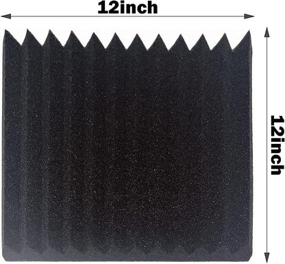 56 Pack Acoustic Foam Panels |1 "x12 "x12" Rapid Recovery Acoustic Wall Panels - Image 2