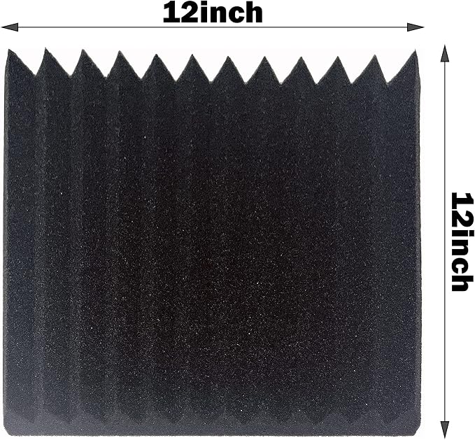 24 Pack Sound Proof Foam Panels |1"×12"×12" Quick-Recovery Soundproof Wall - Image 2