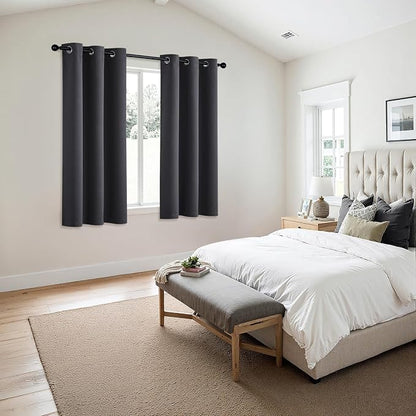 MIULEE Blackout Curtains for Bedroom Living Room 2 Panels, Thermal Insulated - Image 6