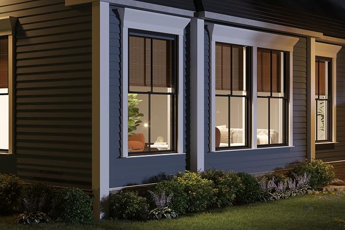 Windowsandgarden Cordless Woven Wood Roman Shades, 71W x 72H, Eastfield Teak - Image 5