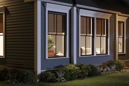 Windowsandgarden Cordless Woven Wood Roman Shades, 31W x 60H, Eastfield Teak - Image 5