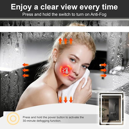 AMOISE LED Bathroom Vanity Mirror - Image 2