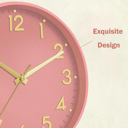 Mosewa Wall Clock 10 Inch, Battery Operated Silent Non-Ticking Modern Analog - Image 7