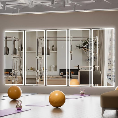 Hasipu Full Length Mirror with Lights, Full Body Dressing Hanging Mounted Mirror - Image 9