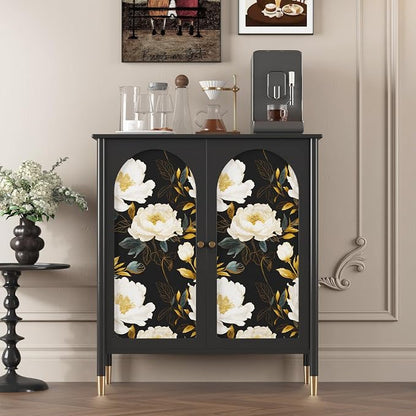 Extra Long Dark Floral Peel and Stick Wallpaper, 17.5In x 393In Vintage Big - Image 8