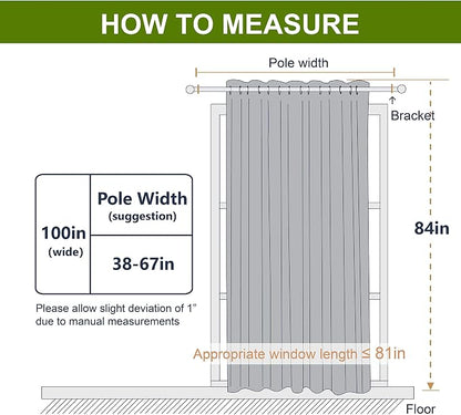 NICETOWN Blackout Blinds for Sliding Door - Image 7