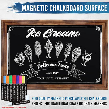 HBCY Creations Rustic Magnetic Wall Chalkboards - Image 5