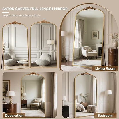 Antok Arched Full Length Mirror, Full Body Mirrors - Image 6