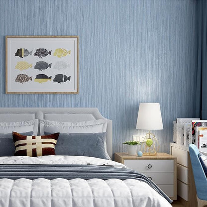Haimin Grasscloth Wallpaper Textured 24in X 393in Fabric Contact Paper Grey - Image 5