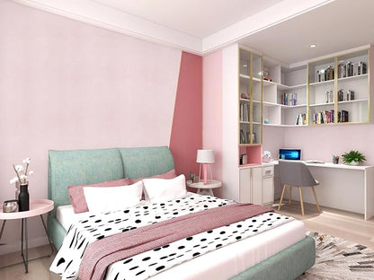 Pink Grasscloth Peel and Stick Wallpaper Textured Contact Paper 15.7inch x - Image 2