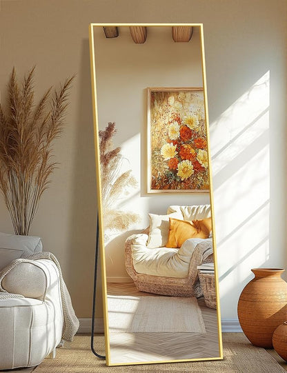 TRAHOME Full Length Standing Mirror, Free Standing or Wall Mount by TRAHOME