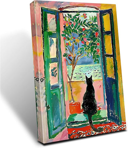 Henri Matisse Wall Art Prints Matisse Open Window Posters Colorful Aesthetic by ALMLZL