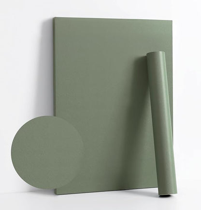 Dimoon 236''x17.7'' Green Peel and Stick Wallpaper Contact Paper Modern Self by DIYYOURMOON