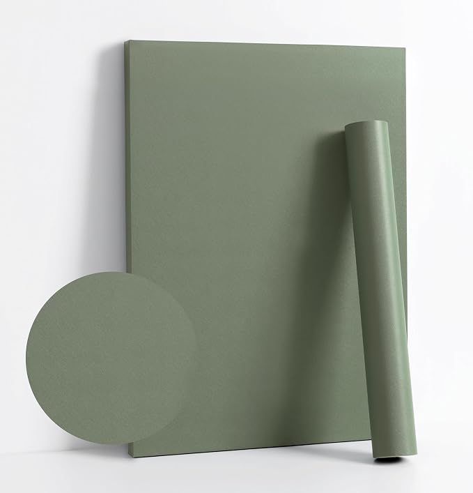 Dimoon 78.7"x15.7" Leaf Green Peel and Stick Wallpaper Green Leaf Thicken by DIYYOURMOON