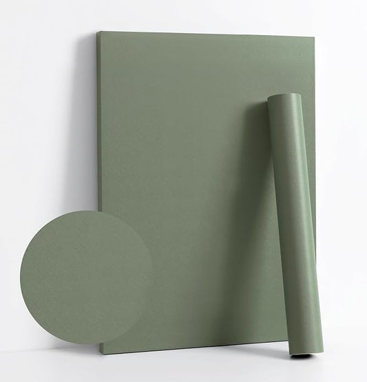Dimoon 78.7"x15.7" Leaf Green Peel and Stick Wallpaper Green Leaf Thicken by DIYYOURMOON