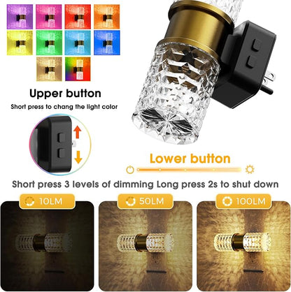L LOHAS LED Night Light, Night Lights Plug into Wall, 10-Color RGB Change - Image 4