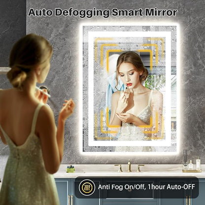 Briivue 24x36 Inch LED Bathroom Mirror - Image 4