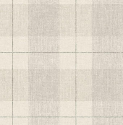 NextWall Lenox Hill Plaid Peel and Stick Wallpaper by NextWall