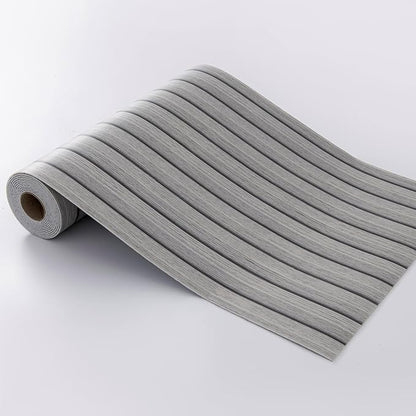 Haimin Wood Grain Slat Wall Panels Peel and Stick Faux Wood Thick Wallpaper - Image 8