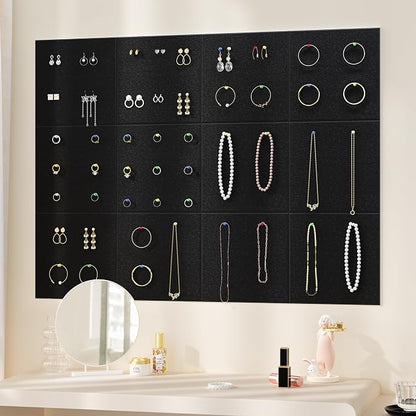 Neatsure Large Cork Board for Wall, 12 Panels Felt Tiles Tack Push Pin Board - Image 6
