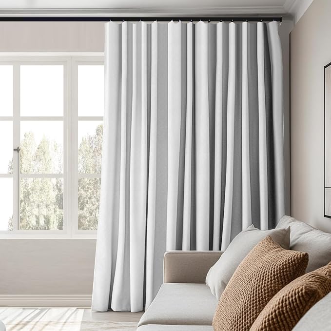 MaKefeile Room Divider Curtains Total Blackout Privacy Curtain Panel Room - Image 5