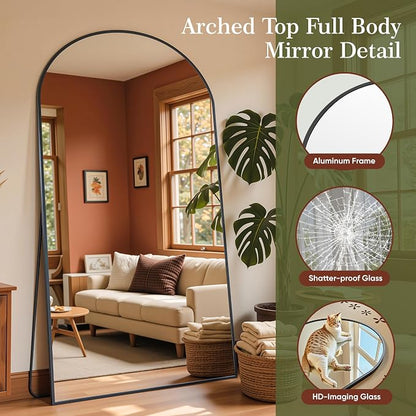 Full Length Mirror, Oversized Floor Mirrors, Leaning Free Standing Mirrors - Image 6