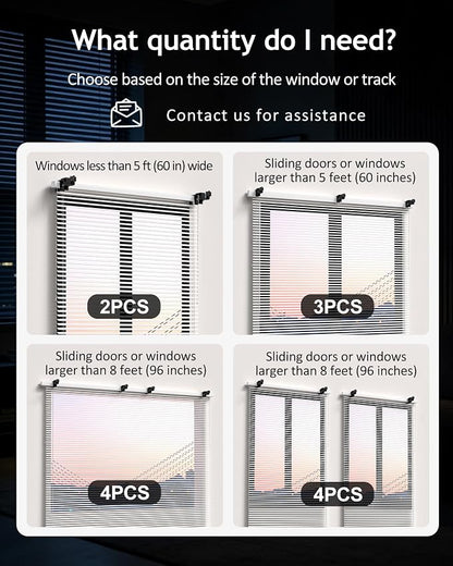 Mimiio No Drill Curtain Rod Brackets - Image 7