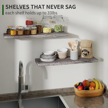 Marsmiles Wood Floating Shelves - Image 5
