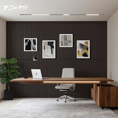 TO-TH Wood-Look Sound Panels, 4 Pack 47.2” x 23.6” Soundproof Wall Panels - Image 6