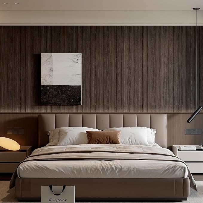 YU LI 3DH Peel and Stick PVC Slat Wall Panel 236"x15.75" Self-Adhesive Thick - Image 4