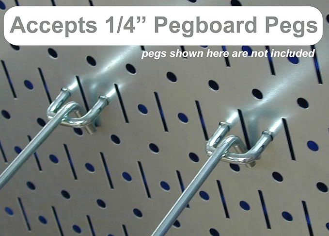 Wall Control Pegboard Rack Horizontal Metal Pegboard Garage Tool Storage Pack - Image 3