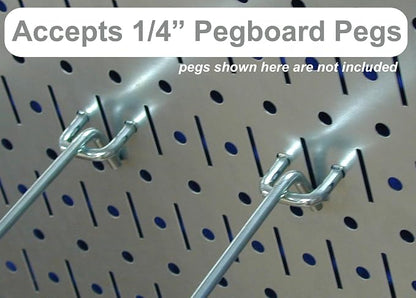 Wall Control Pegboard Organizer 4 ft. Metal Pegboard Standard Tool Storage Kit - Image 3