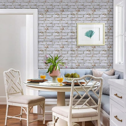 COMSTICKC 3D Faux Brick Wall Panels Peel and Stick, Small Size Self Adhesive - Image 6