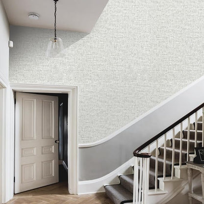 Grasscloth Peel and Stick Wallpaper, Waterproof Self Adhesive Removable Vinyl - Image 7