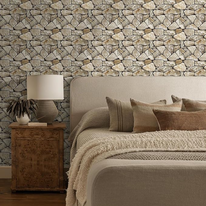 Commomy 3D Faux Stone Peel and Stick Wall Tiles - Image 8