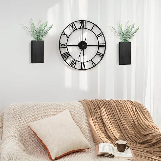 Dahey 2 Pack Wood Wall Planter Vase - Image 2