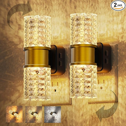 L LOHAS LED Night Light, Modern Night Lights Plug into Wall, 2 Pack by LLOHASLED