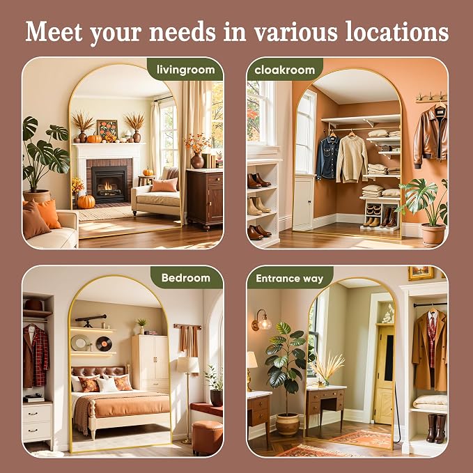 Full Length Mirror, Oversized Floor Mirrors, Leaning Free Standing Mirrors - Image 8