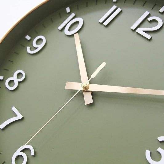 HZDHCLH Wall Clocks Battery Operated, 12 inch Silent Non Ticking Modern Wall - Image 2