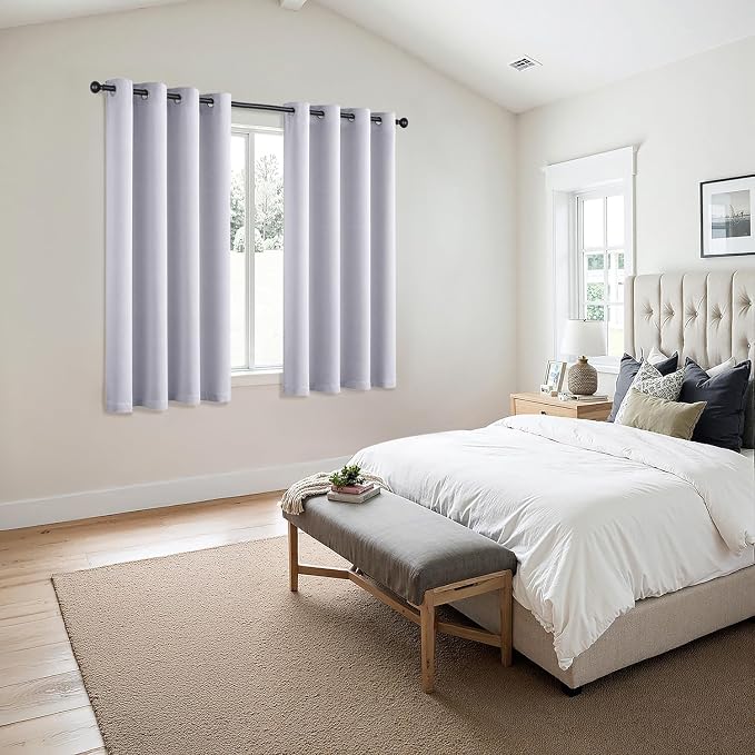 MIULEE Blackout Curtains for Bedroom Living Room 2 Panels, Thermal Insulated - Image 6