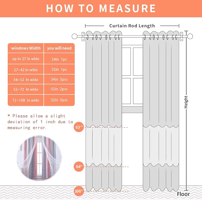 XiDi Pink and Grey Star Blackout Curtains - Image 8