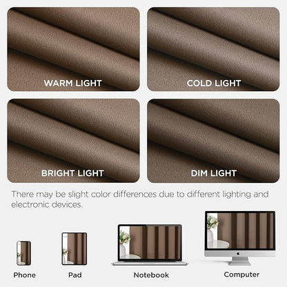 Joydeco Blackout Door Curtain for Doorway Privacy 78 Inches Long, Grommet - Image 9