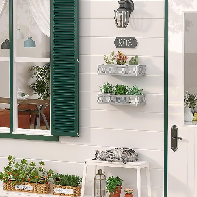 PUSDON Mesh Shower Caddy Wall Mount, Heavy Duty Adhesive Bathroom Shelf - Image 2