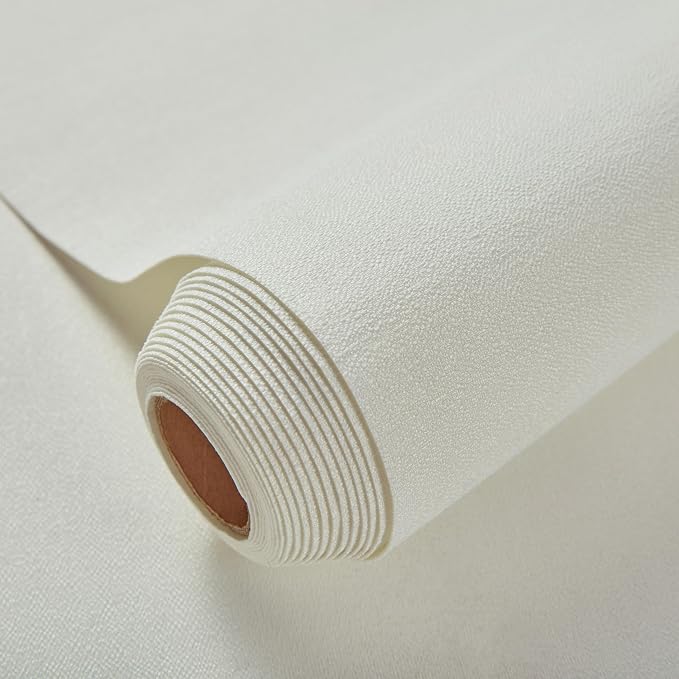 Fabric Grasscloth Texture Self-Adhesive Wallpaper Linen Peel and Stick by Unknown