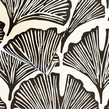 Tempaper x Novogratz Zebra Black Feather Palm Removable Peel and Stick Wallpaper - Image 5